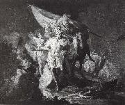 Francisco Goya Hannibal surveying the Italian Prospect oil painting reproduction